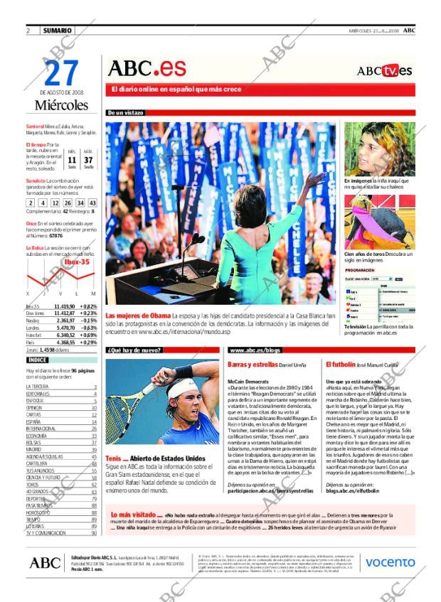 ABC MADRID 27-08-2008 página 2