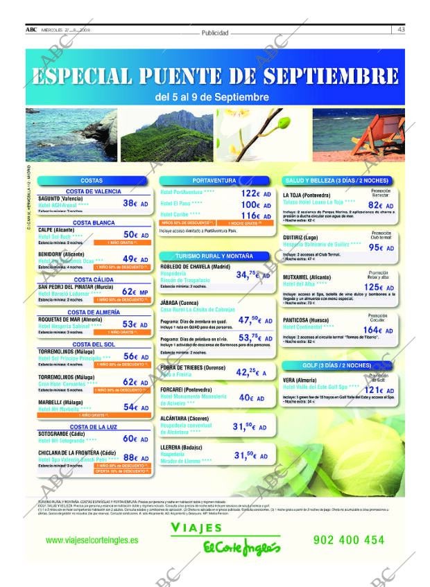 ABC MADRID 27-08-2008 página 43