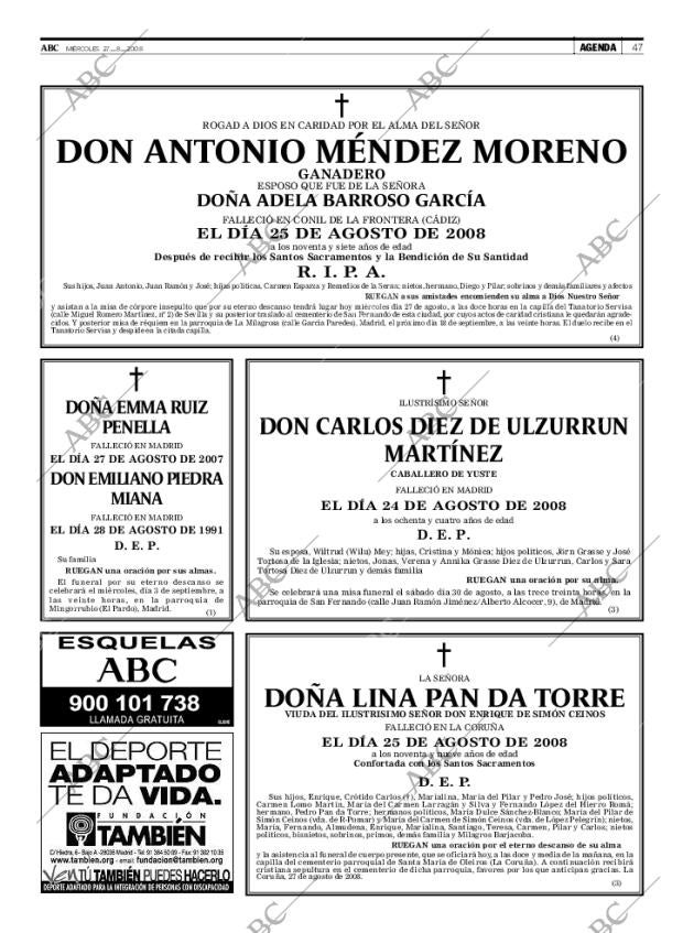 ABC MADRID 27-08-2008 página 47