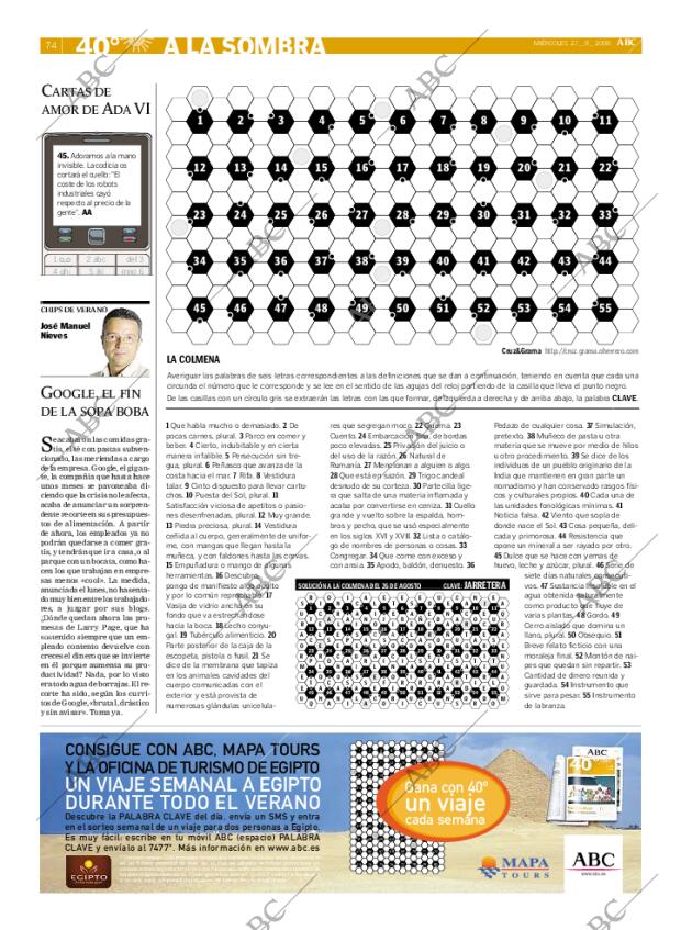 ABC MADRID 27-08-2008 página 74
