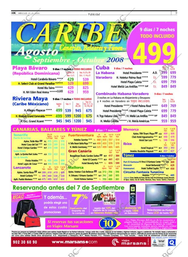 ABC MADRID 27-08-2008 página 9