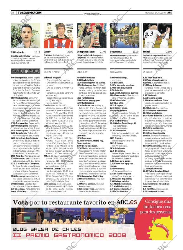 ABC MADRID 27-08-2008 página 92