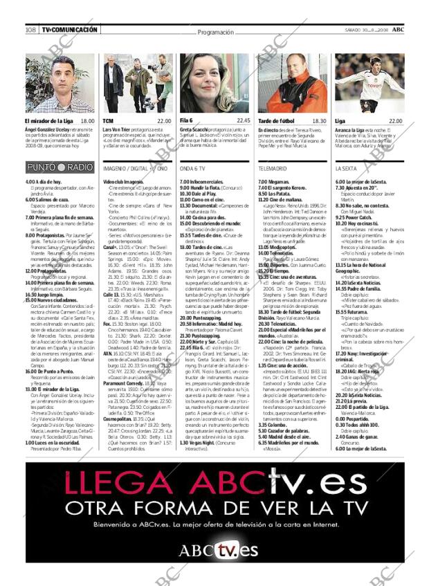 ABC MADRID 30-08-2008 página 108