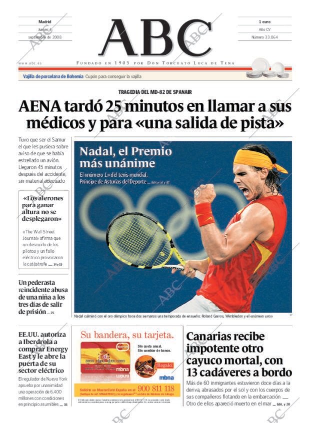 ABC MADRID 04-09-2008 página 1