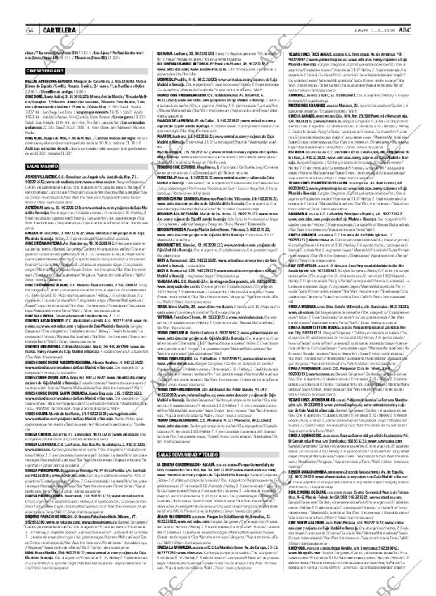 ABC MADRID 11-09-2008 página 64