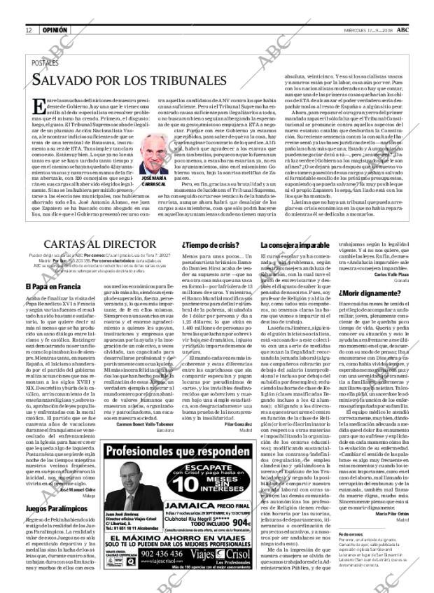 ABC MADRID 17-09-2008 página 12