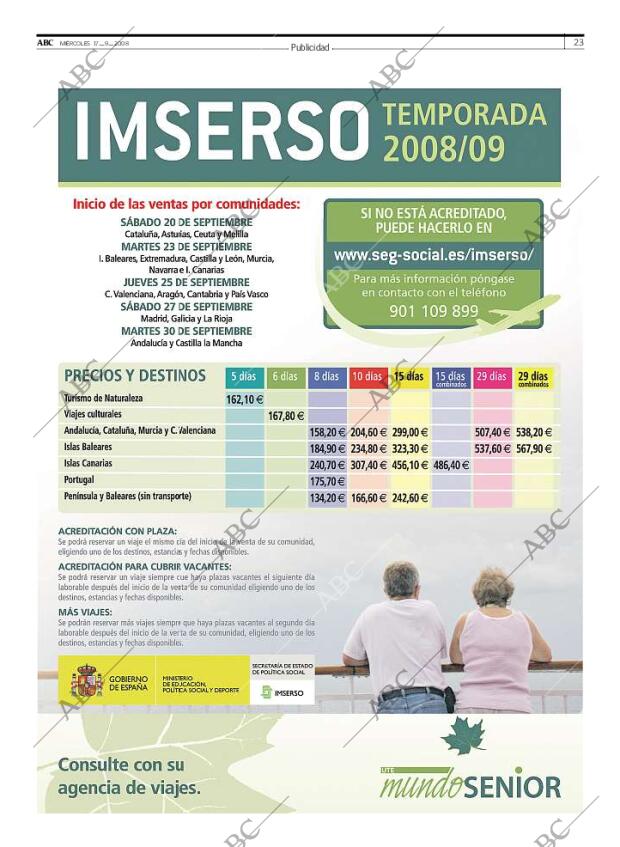 ABC MADRID 17-09-2008 página 23