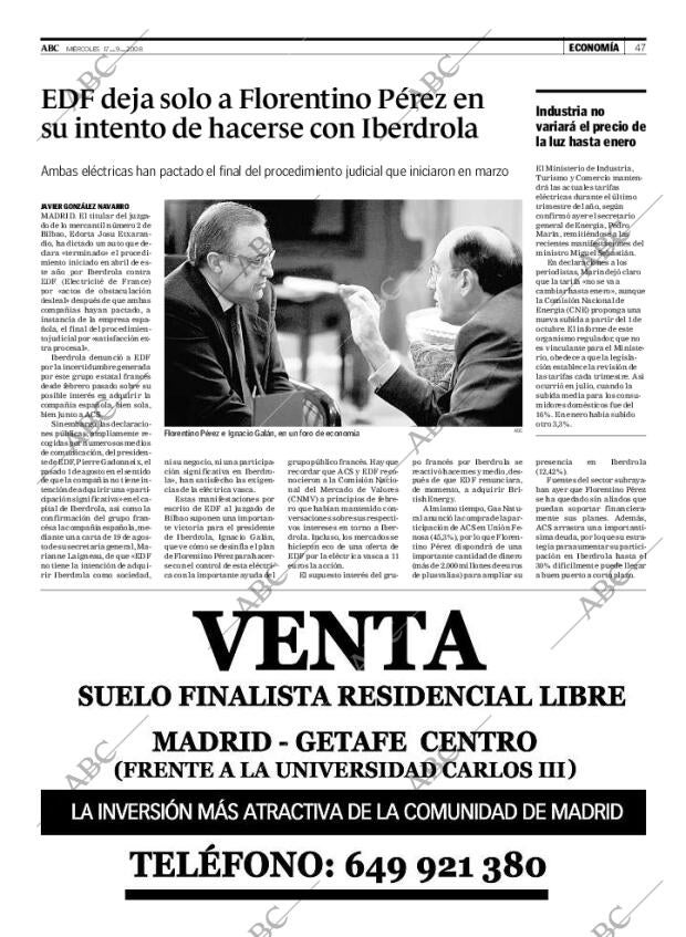 ABC MADRID 17-09-2008 página 47