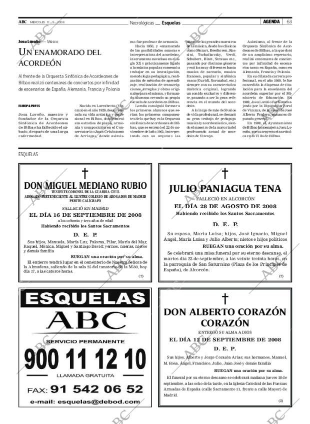 ABC MADRID 17-09-2008 página 63