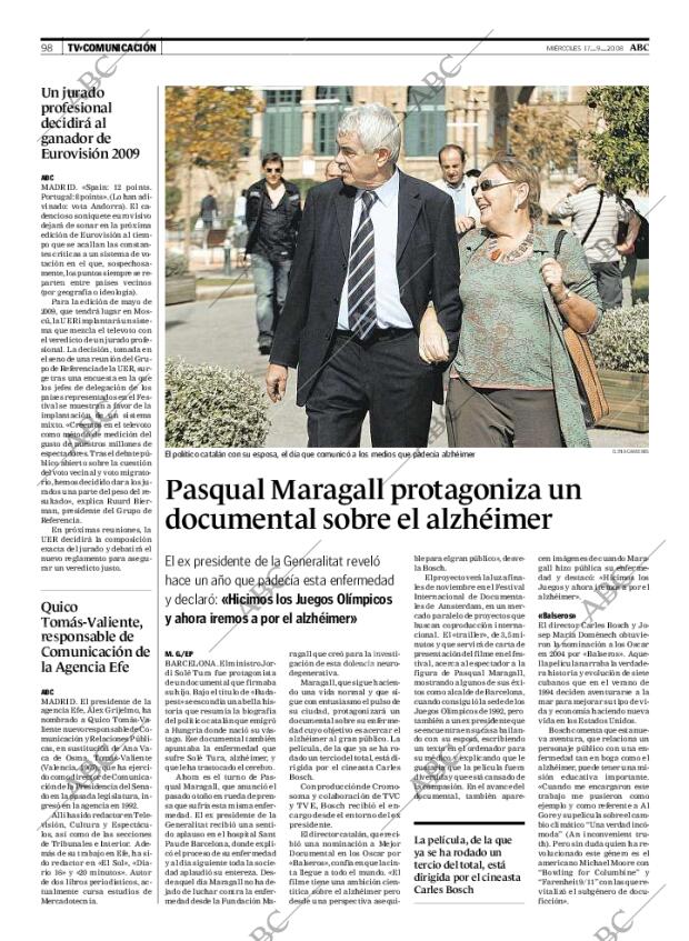 ABC MADRID 17-09-2008 página 98