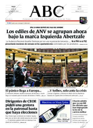 ABC MADRID 18-09-2008 página 1