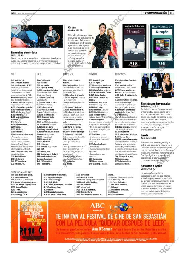 ABC MADRID 18-09-2008 página 103