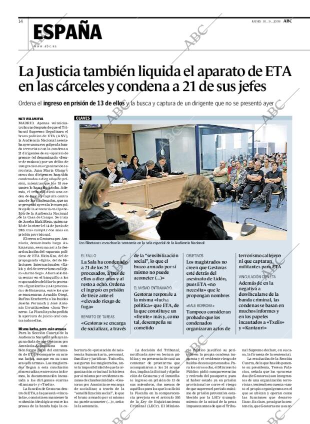 ABC MADRID 18-09-2008 página 14