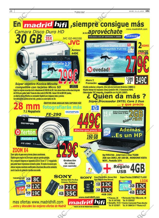 ABC MADRID 18-09-2008 página 28