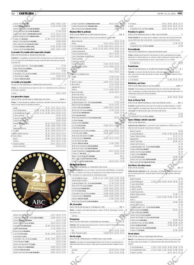 ABC MADRID 18-09-2008 página 64