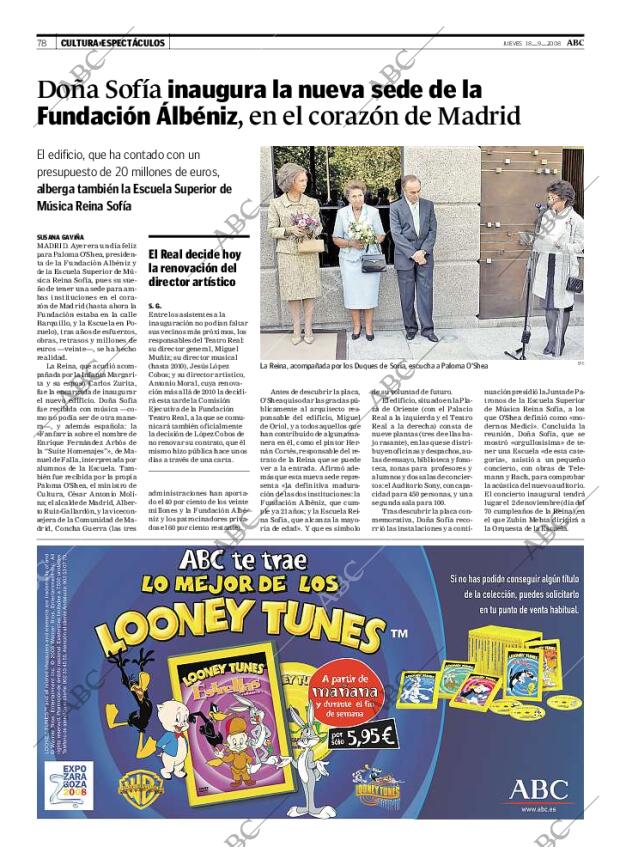 ABC MADRID 18-09-2008 página 78