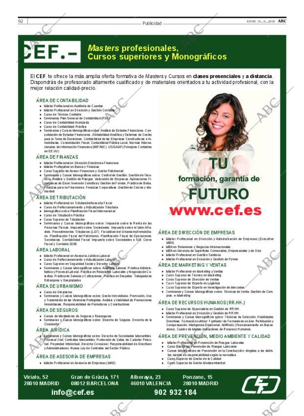 ABC MADRID 18-09-2008 página 92