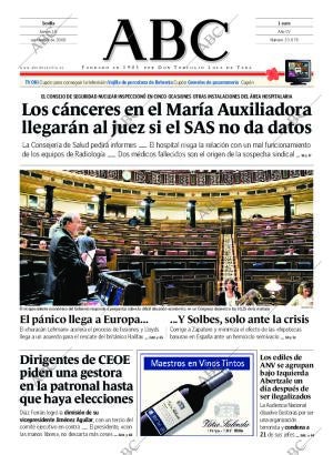 ABC SEVILLA 18-09-2008 página 1