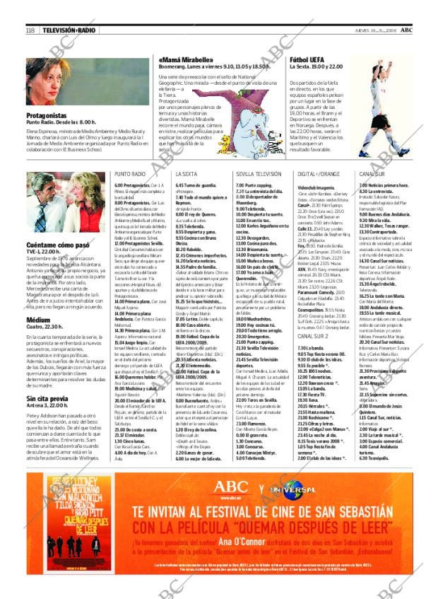 ABC SEVILLA 18-09-2008 página 118