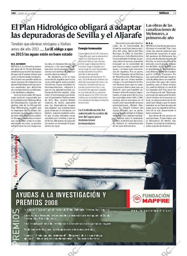 ABC SEVILLA 18-09-2008 página 23