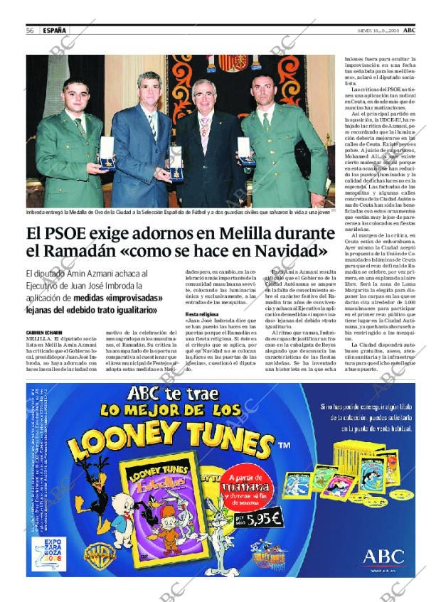 ABC SEVILLA 18-09-2008 página 56