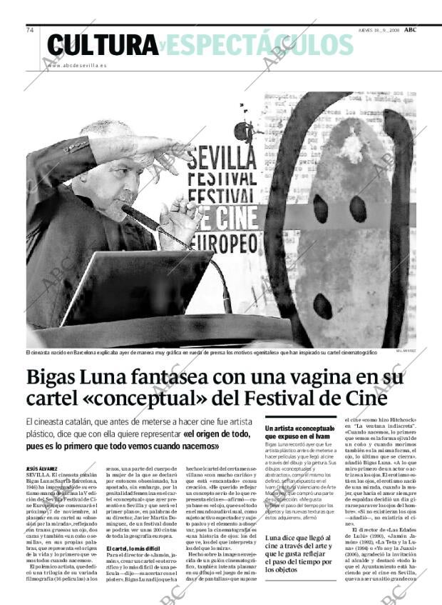 ABC SEVILLA 18-09-2008 página 74