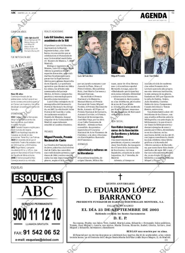 ABC MADRID 23-09-2008 página 61