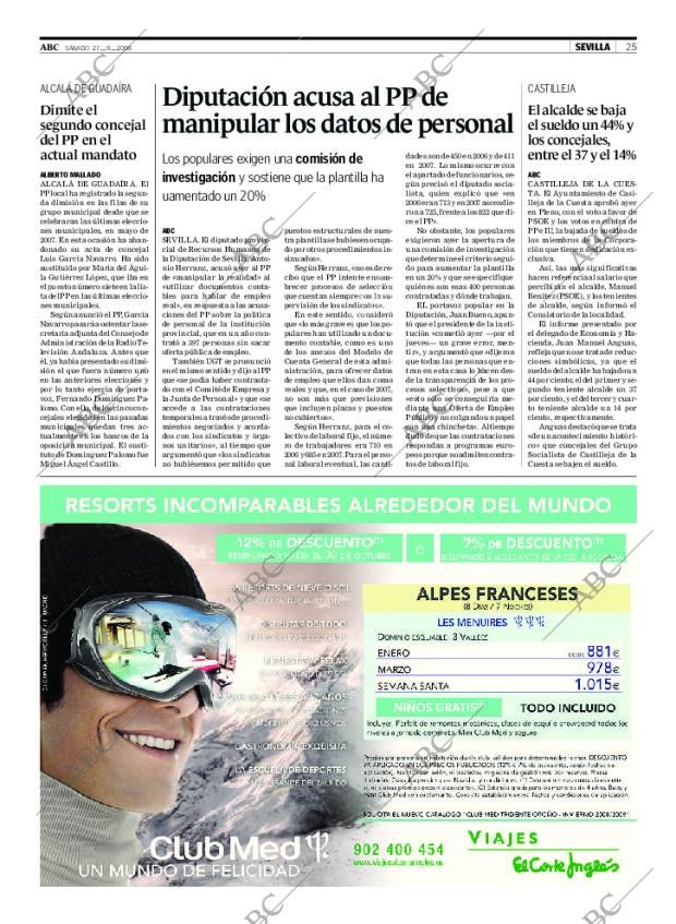 ABC SEVILLA 27-09-2008 página 25