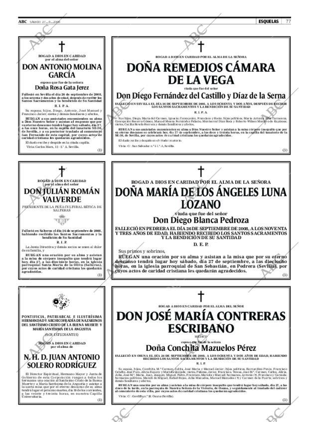 ABC SEVILLA 27-09-2008 página 77
