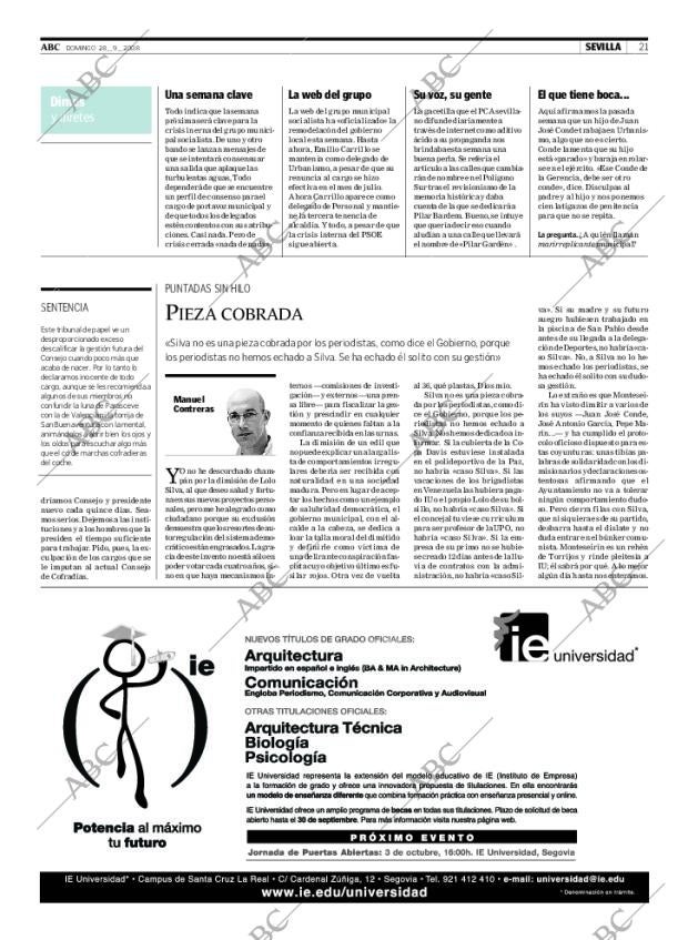 ABC SEVILLA 28-09-2008 página 21
