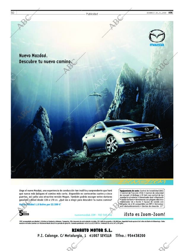 ABC SEVILLA 28-09-2008 página 50