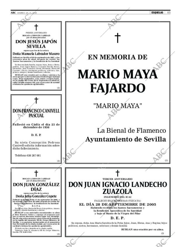 ABC SEVILLA 28-09-2008 página 85