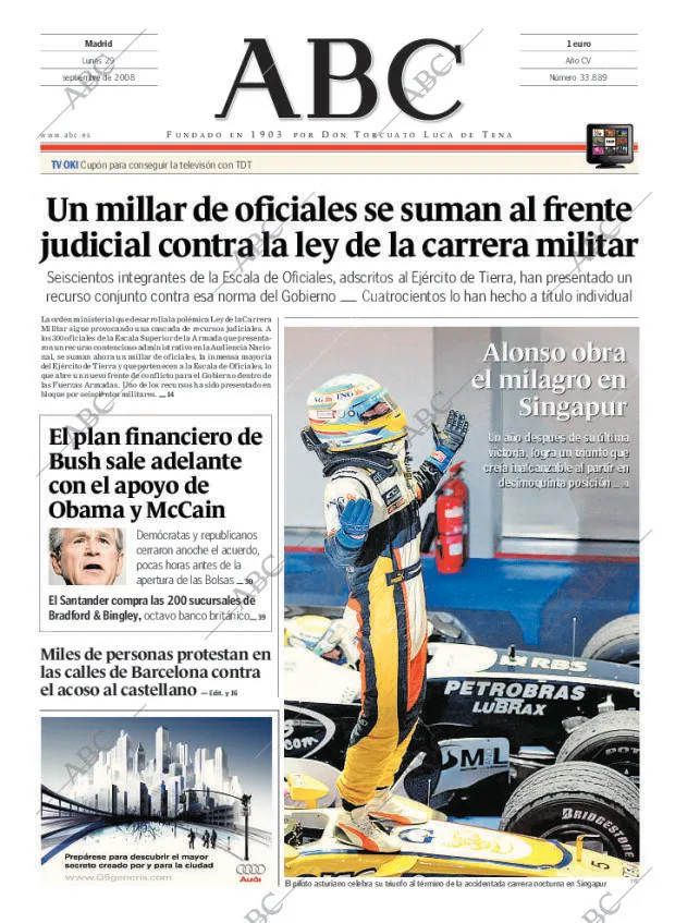 ABC MADRID 29-09-2008 página 1