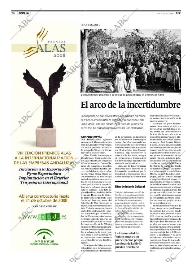 ABC SEVILLA 29-09-2008 página 26