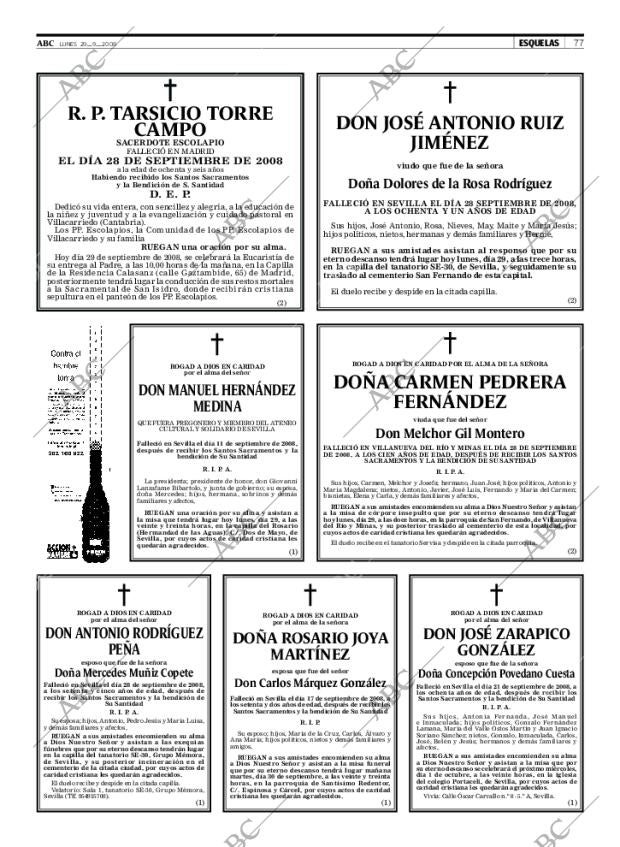 ABC SEVILLA 29-09-2008 página 77