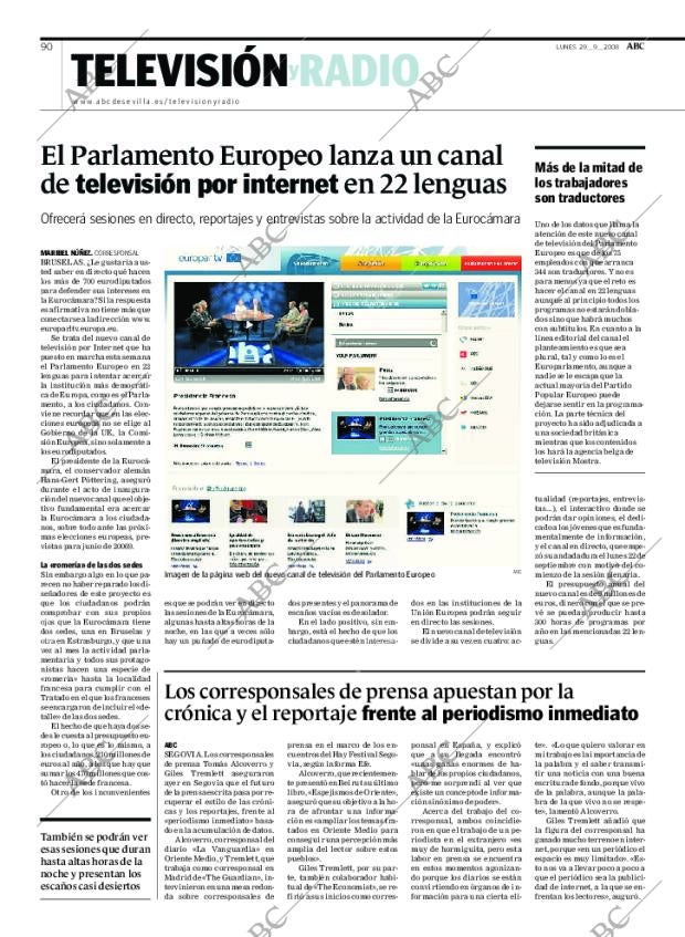 ABC SEVILLA 29-09-2008 página 90