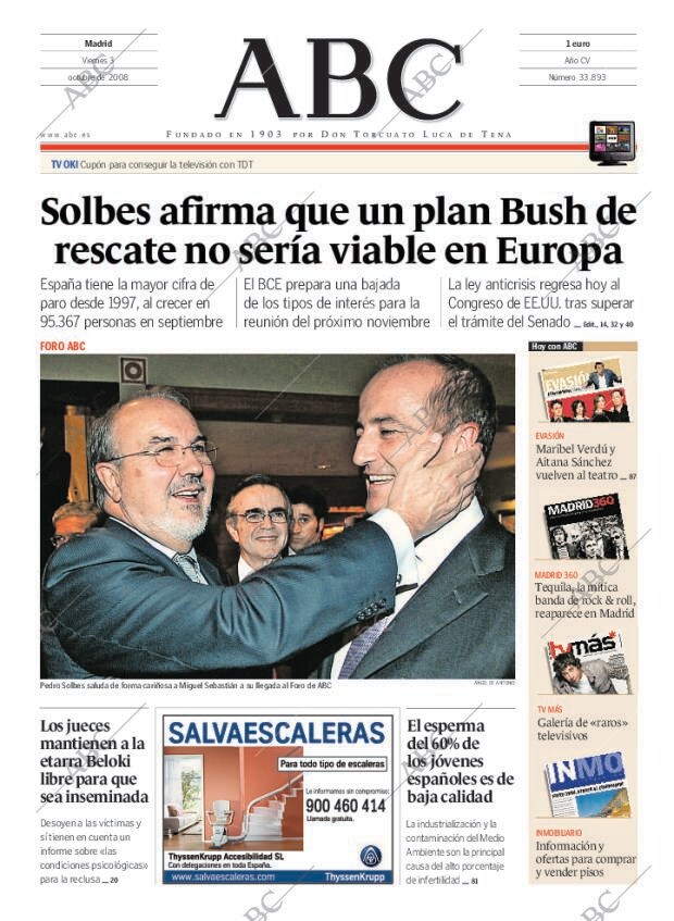 ABC MADRID 03-10-2008 página 1