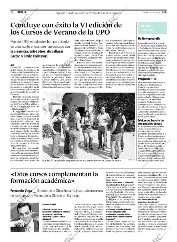 ABC SEVILLA 04-10-2008 página 28