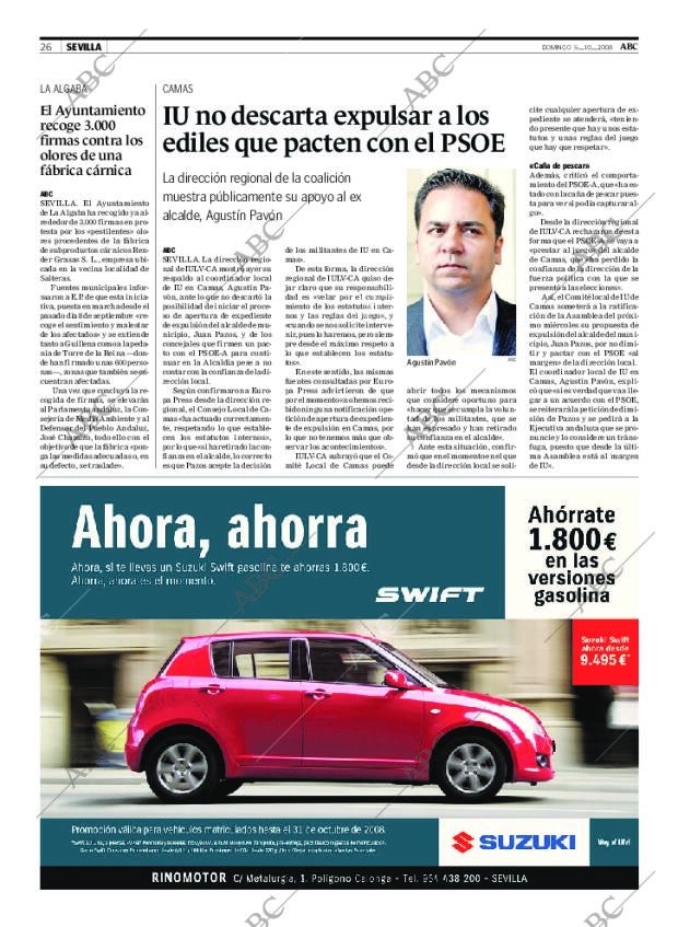 ABC SEVILLA 05-10-2008 página 26