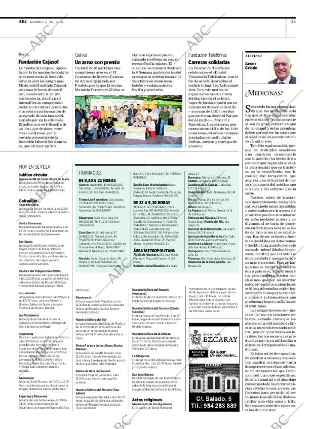 ABC SEVILLA 05-10-2008 página 33