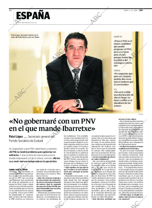 ABC SEVILLA 06-10-2008 página 44