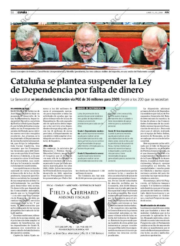 ABC SEVILLA 06-10-2008 página 50