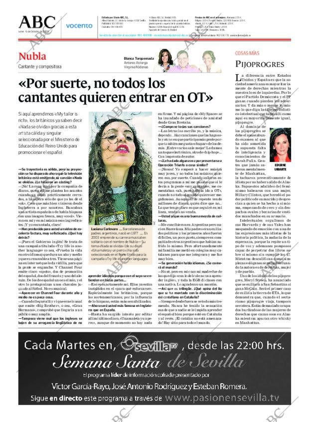 ABC SEVILLA 06-10-2008 página 94