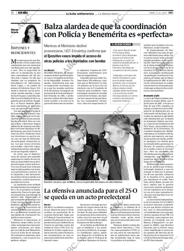 ABC MADRID 09-10-2008 página 18