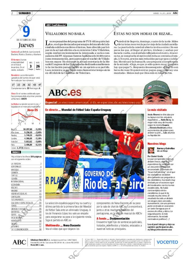 ABC MADRID 09-10-2008 página 2