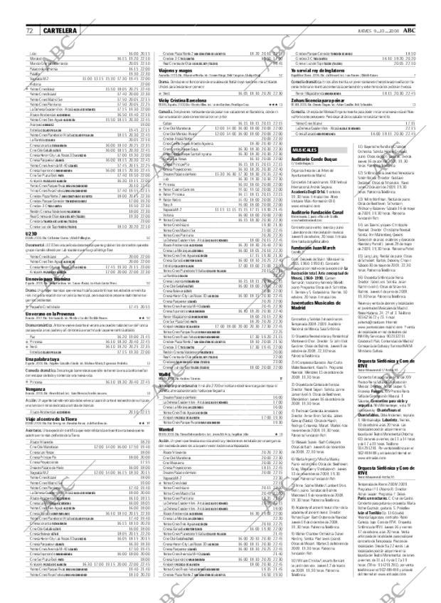 ABC MADRID 09-10-2008 página 72