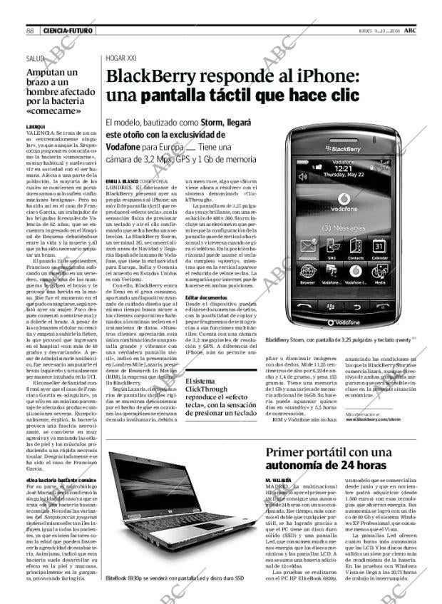 ABC MADRID 09-10-2008 página 88