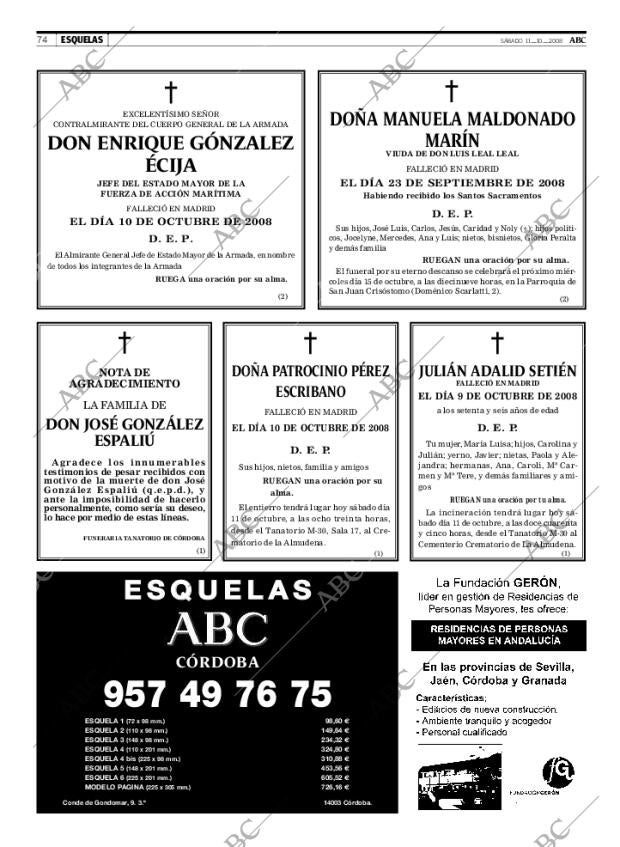 ABC CORDOBA 11-10-2008 página 74
