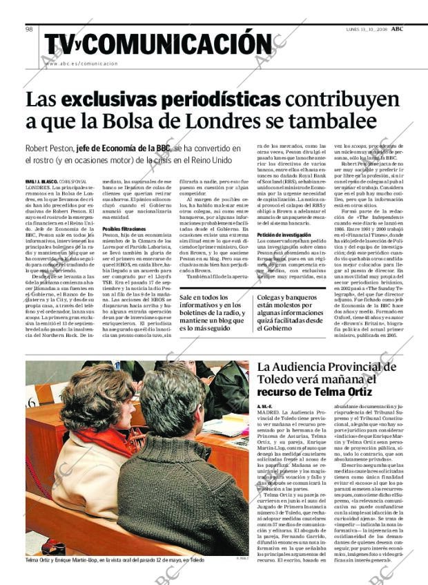 ABC MADRID 13-10-2008 página 98