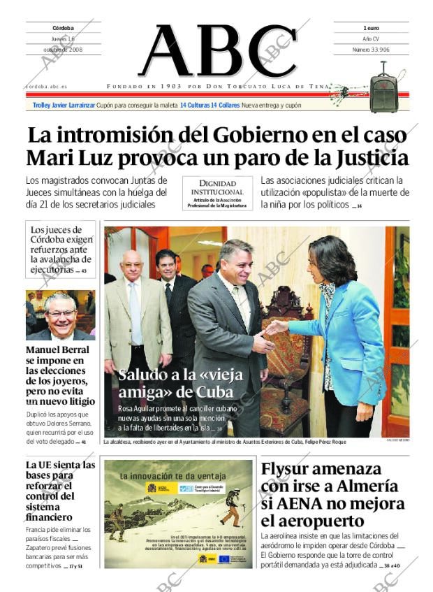 ABC CORDOBA 16-10-2008 página 1